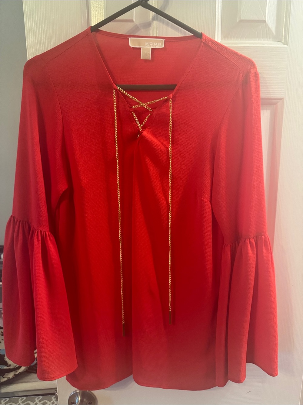 Michael By Michael Kors medium Burnt orange blouse. Never worn.